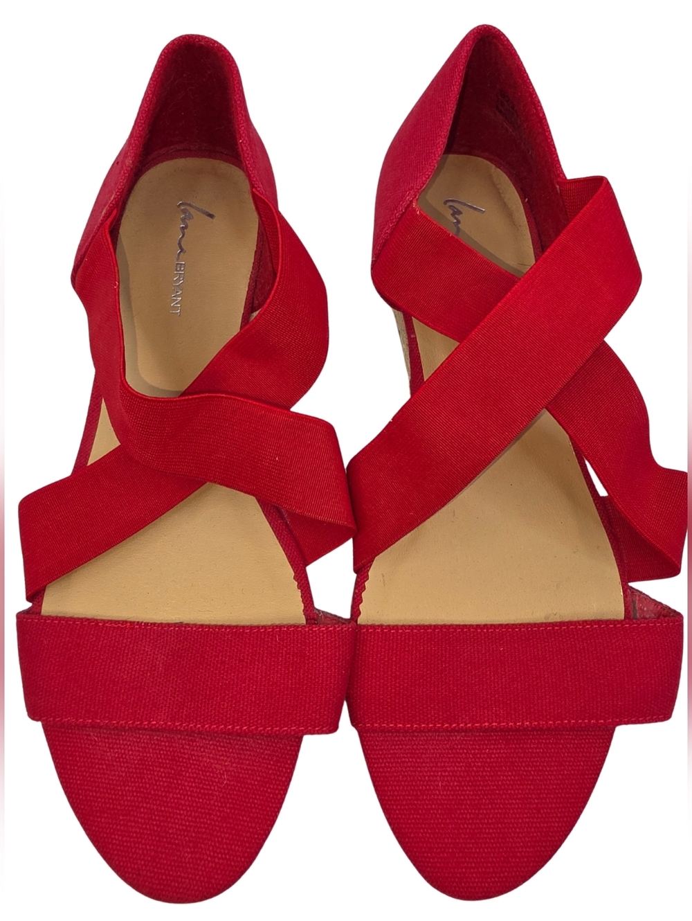 Vince Camuto Red Strappy Flat Sandals